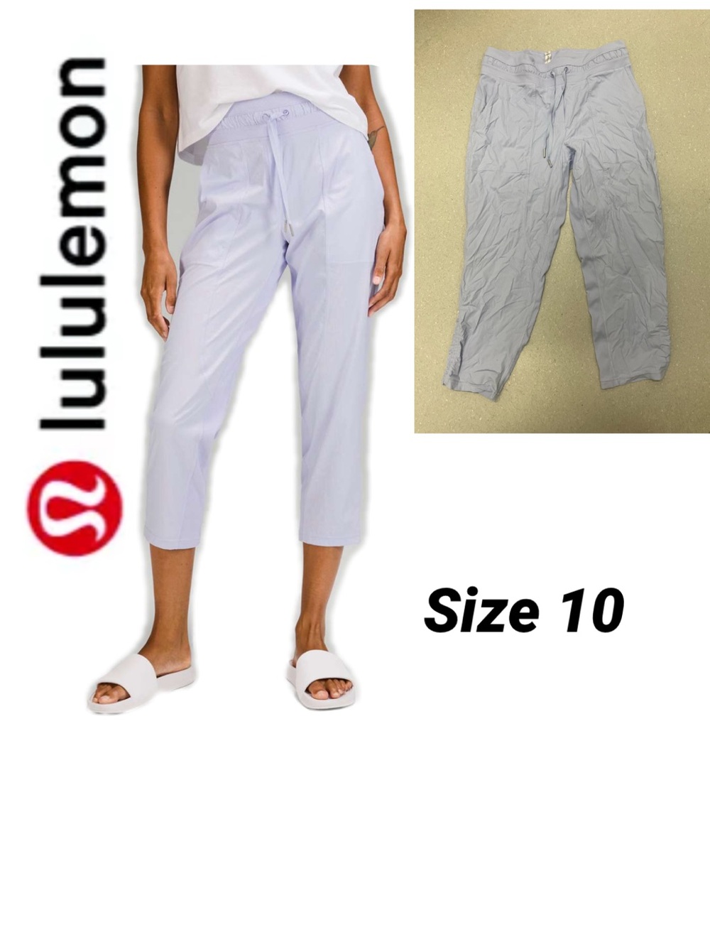 Lululemon Dance Studio Crop in Pastel Blue